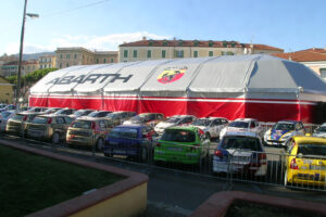 Abside ad arco per roadshow Abarth