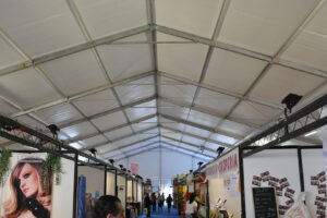 Allestimento stand Festa del Perdono