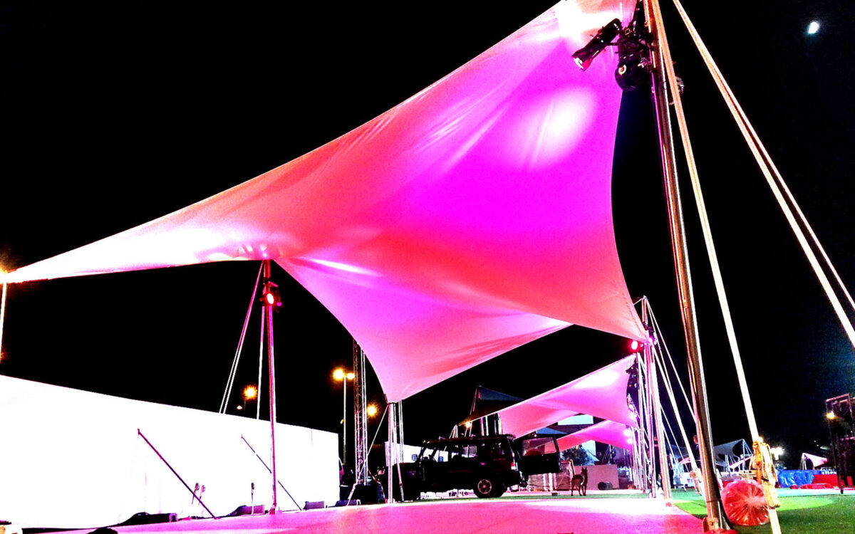 Illuminazione vele Giraglia Rolex Cup Montecarlo