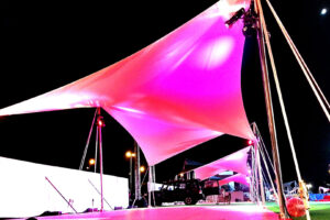 Illuminazione vele Giraglia Rolex Cup Montecarlo