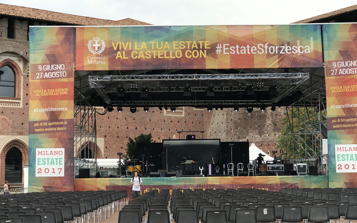 Palco Estate Sforzesca 2017 a Milano