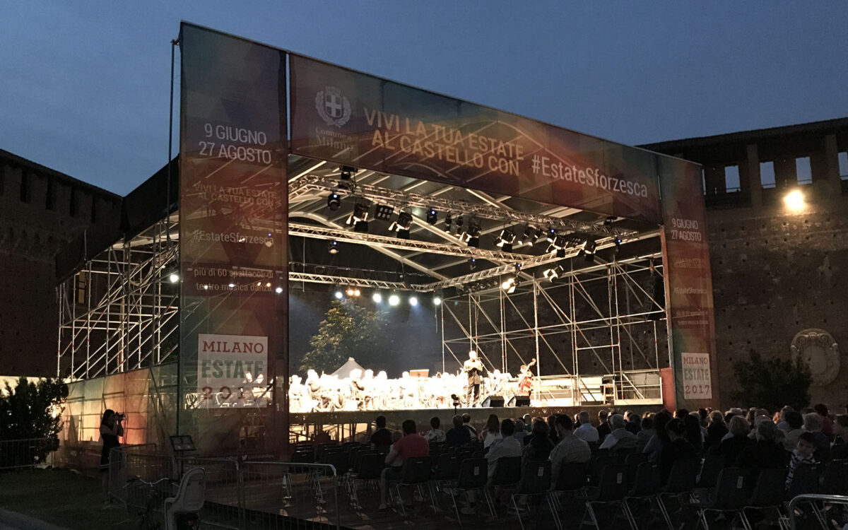 Palco Estate Sforzesca 2017 a Milano