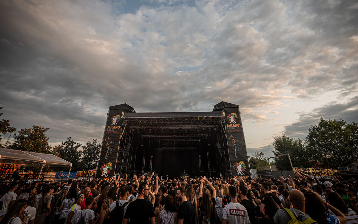 Palco layher per concerto Ozuna al Milano Latin Festival