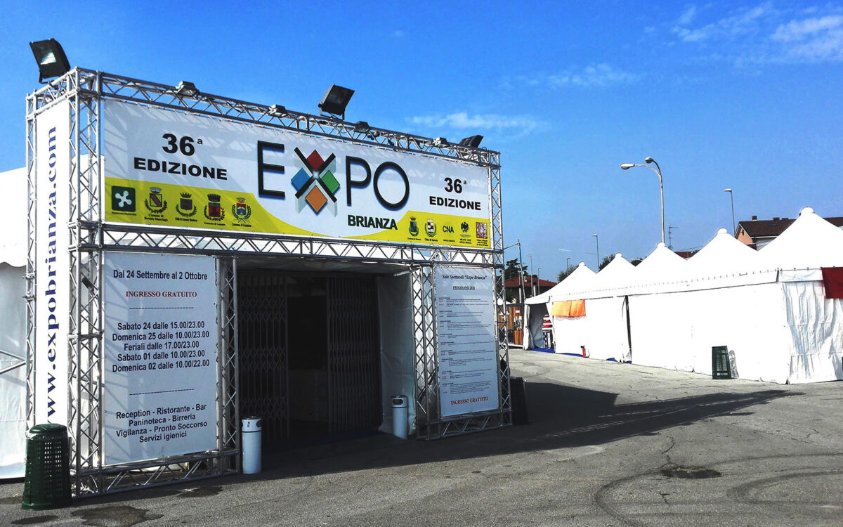 Portale ingresso Fiera Expo Brianza