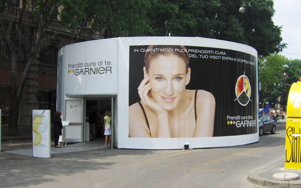 Temporary shop Garnier