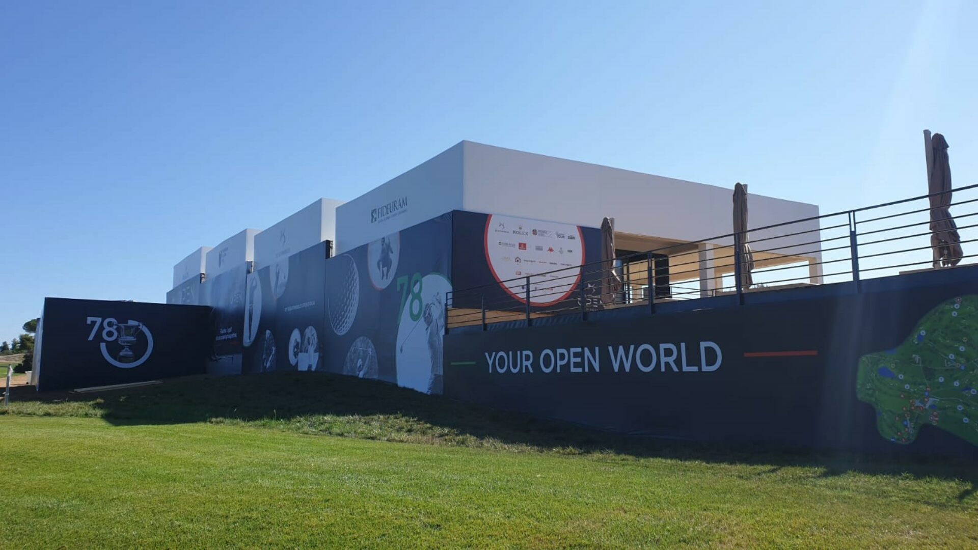 Tensotend has set up the 78th edition of the Italian Golf Open in Rome